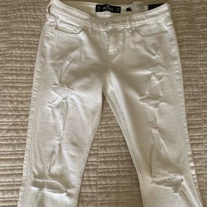 White Hollister jeans